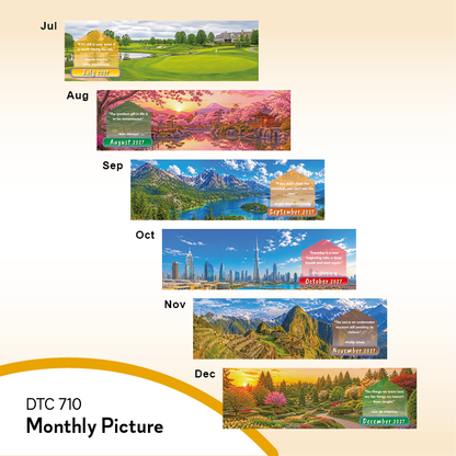 DTC 710 Table Calendar 2027 Custom Logo Malaysia