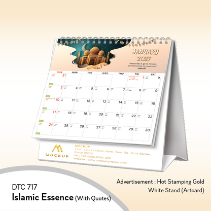 DTC 717 Islamic Essence (With Quotes) Desk Table Calendar 2027