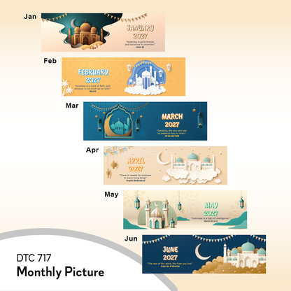 DTC 717 Islamic Essence (With Quotes) Desk Table Calendar 2027