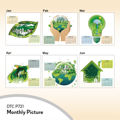 DTC P721 - Sustainable Wonders Desk Table Calendar 2027