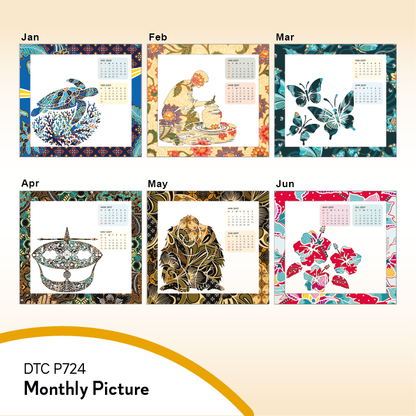 DTC P724 - Colours Of Malaysia Desk Table Calendar 2027