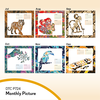 DTC P724 - Colours Of Malaysia Desk Table Calendar 2027