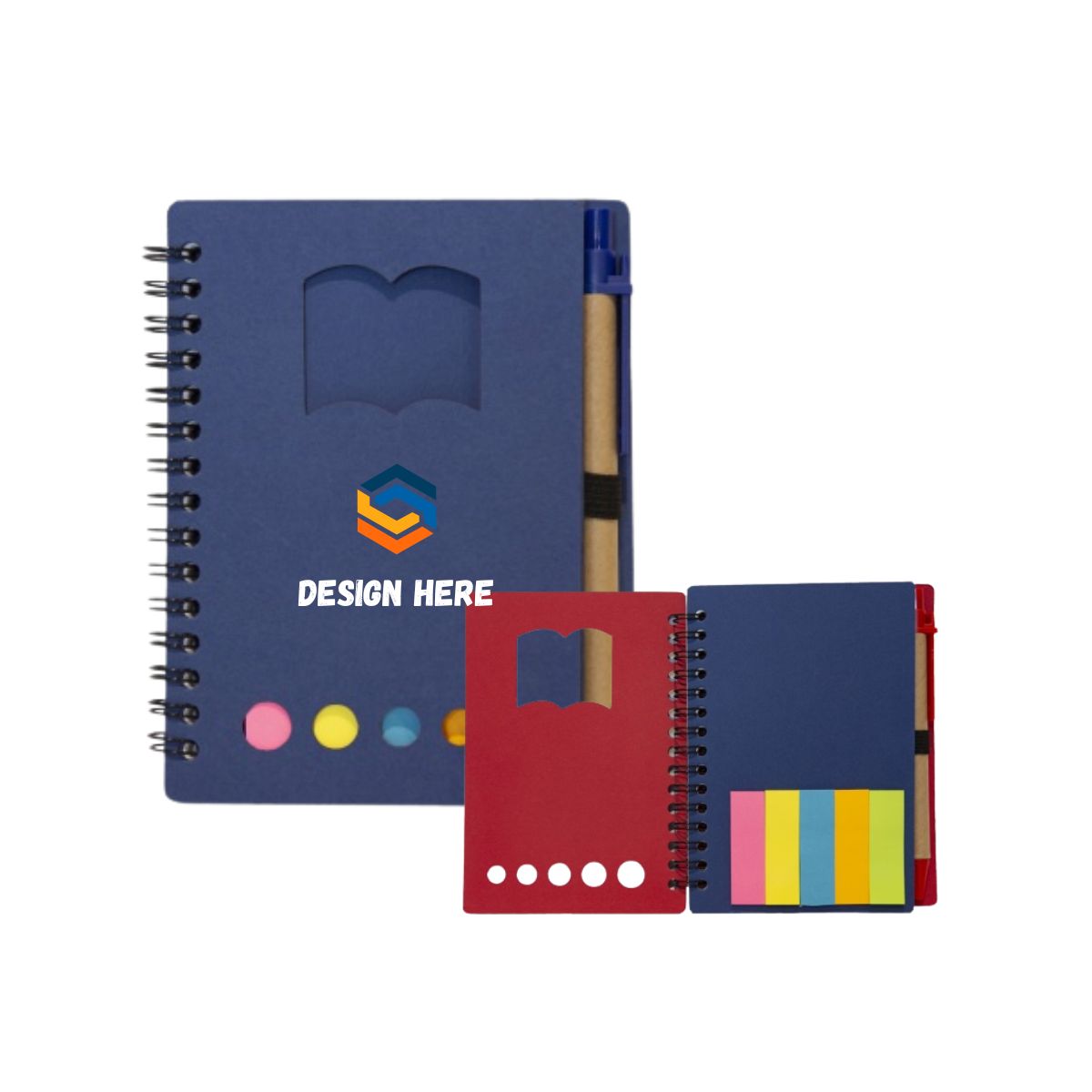 EC14 Eco Notepad with Pen – Custom Logo Printing