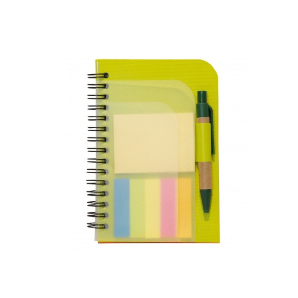 EC16 Eco Notepad with Sticky Notepad and Pen – Custom Logo Printing
