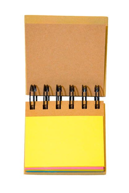 EC18 Eco Notepad with Sticky Notepad and Pen – Custom Logo Printing