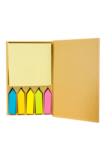 EC19 Eco Notepad with Sticky Notepad and Pen – Custom Logo Printing