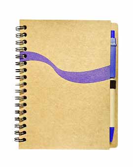 EC36 Eco Notepad with Pen - Custom Logo Printing