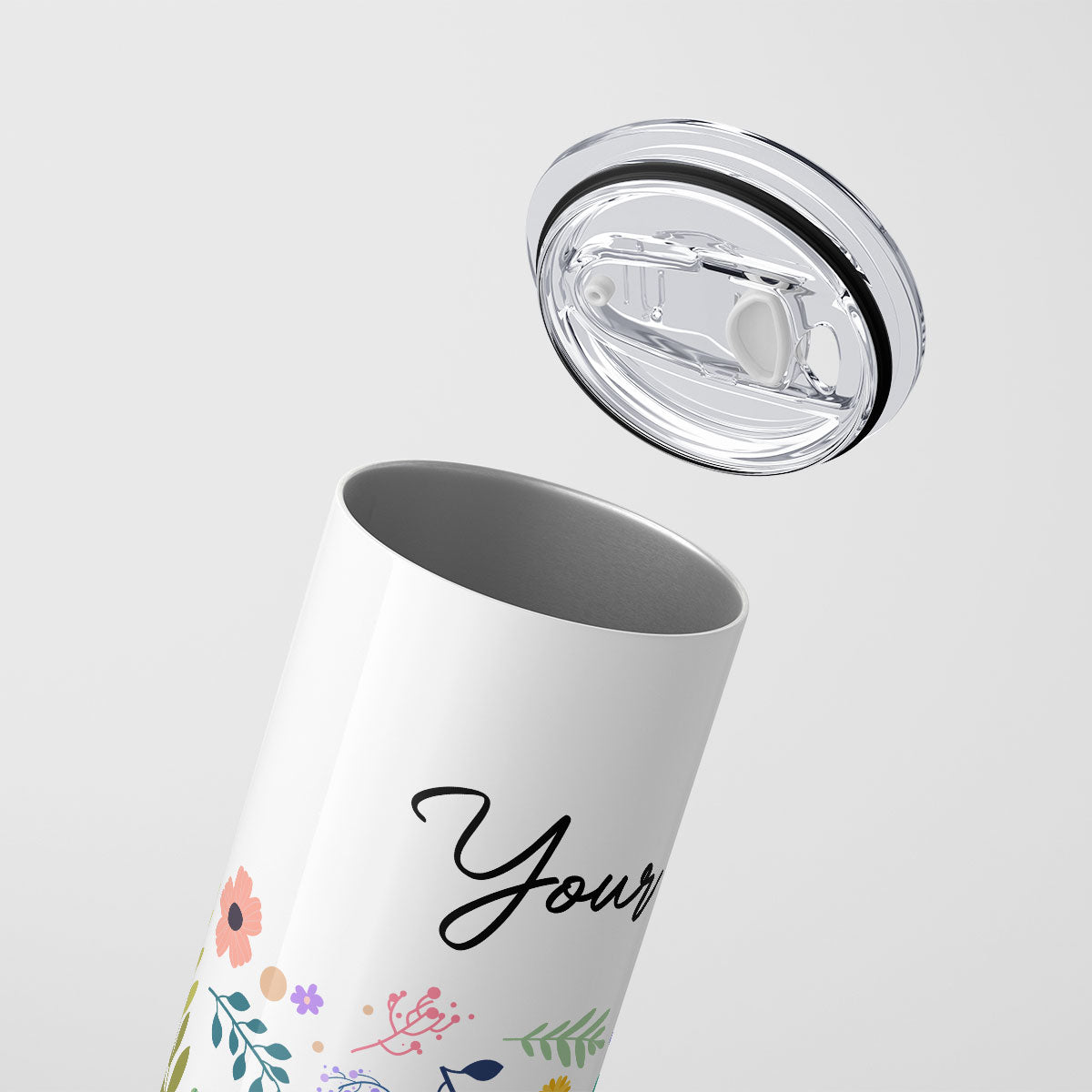 Personalised Tumbler Wildflower  D5