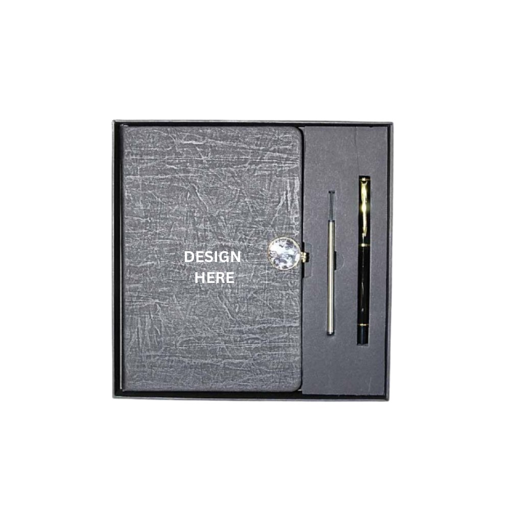 GB03 Gift Box Set Notebook & Metal Pen