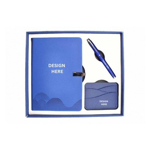 GB08 Gift Box Set Notebook , Card Holder & Metal Pen