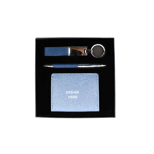 GB19 3 in 1 Gift Box Set Card Holder , Key Holder & Metal Pen