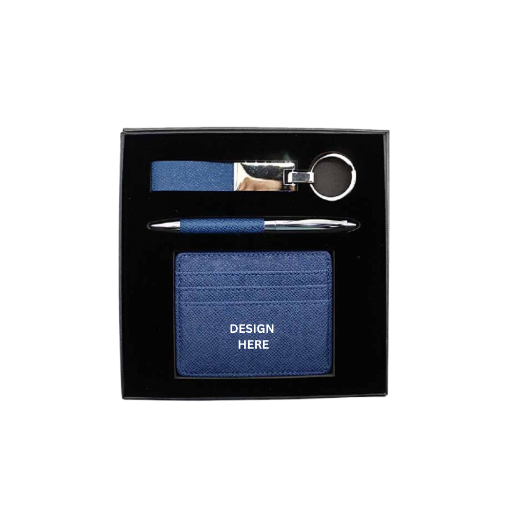 GB20 3 in 1 Gift Box Set Card Holder , Key Holder & Metal Pen