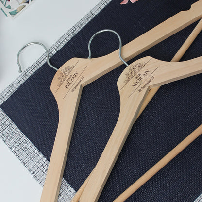 Wooden Hanger with personalised name