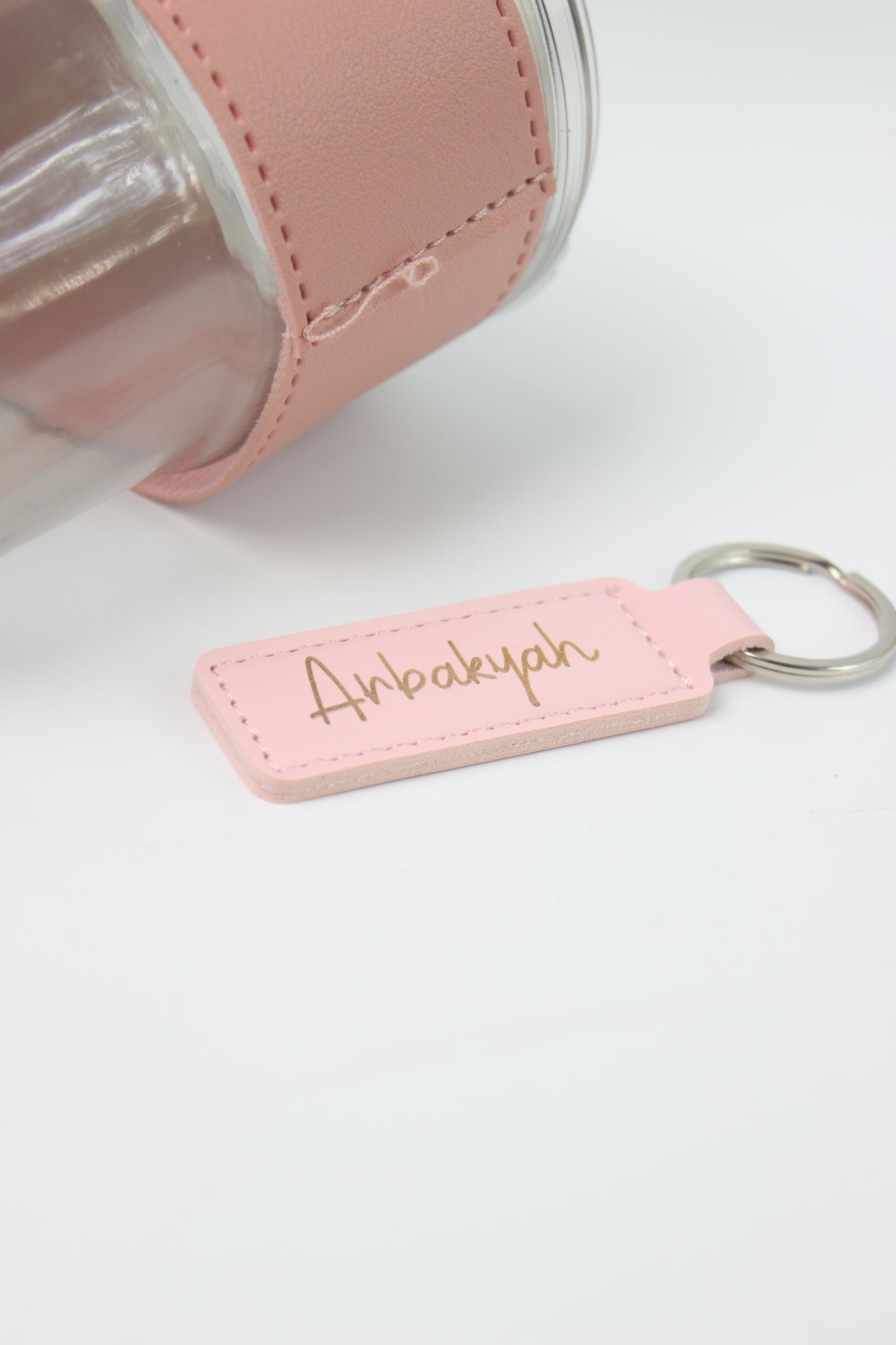 Personalised Keychain with metal ring