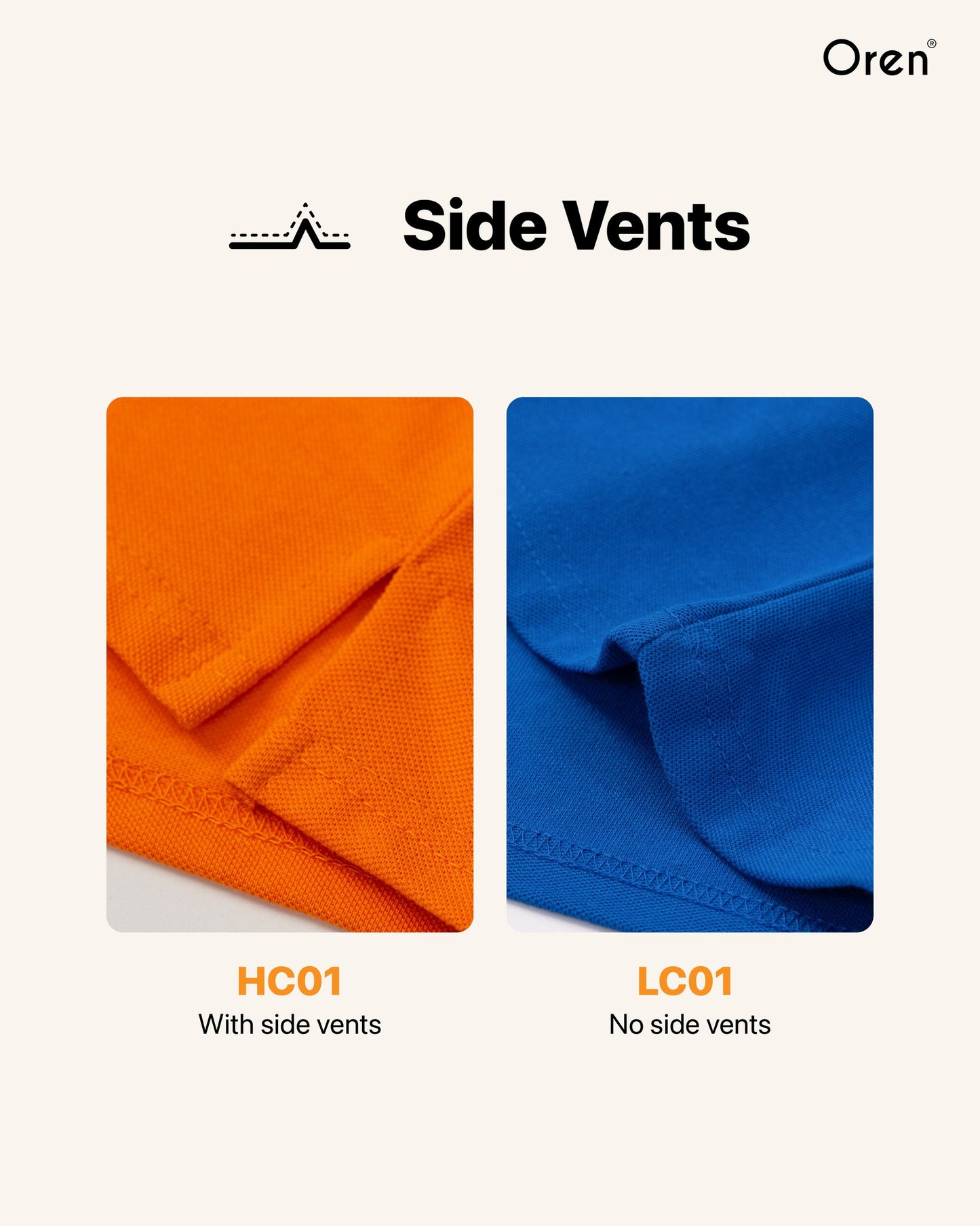LC01 Tshirt Premium Polo Collar Unisex CVC Cotton