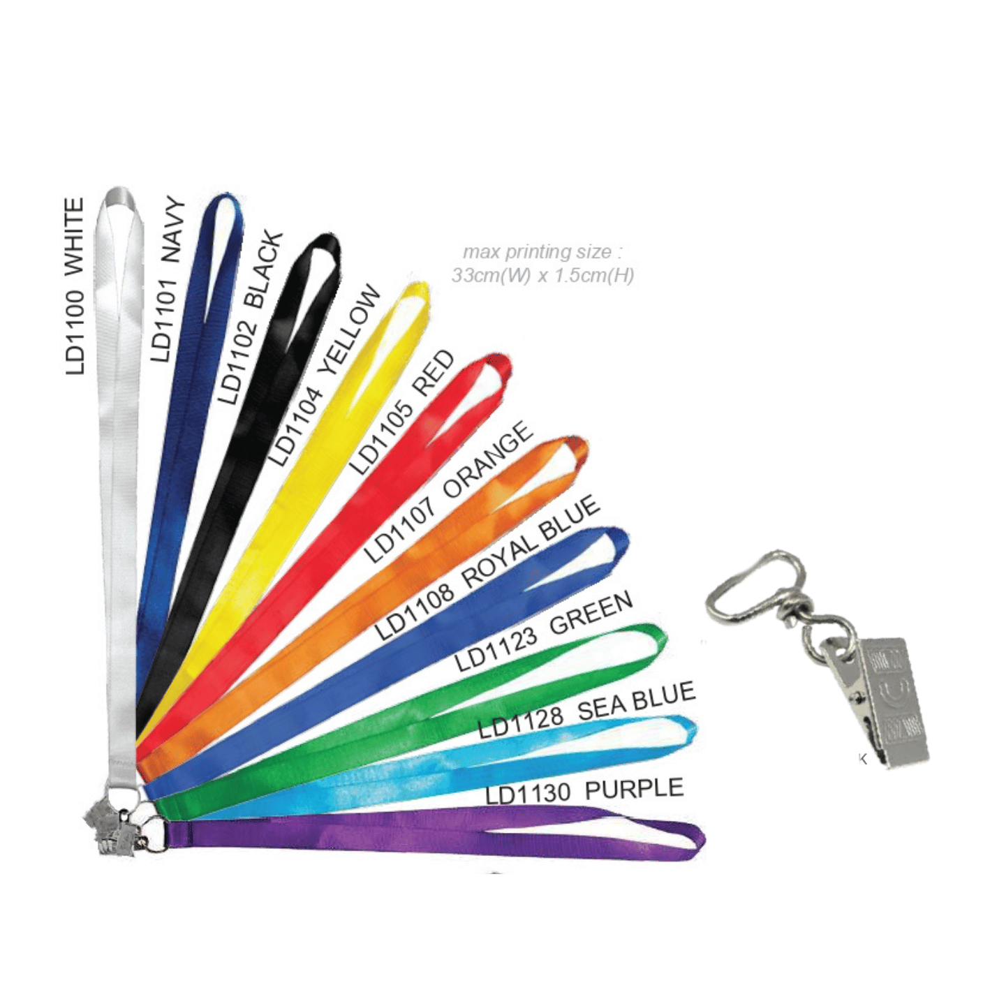LD11 Lanyard Custom Logo Printing