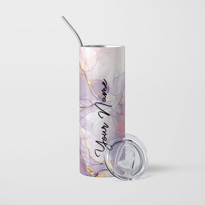 Personalised Tumbler Watercolour design RD2