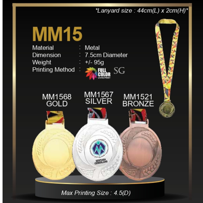 MM15Medal | Crystal Plaque custom printing for awards and recognition gifts Malaysia | Wooden Crystal Plaque | Crystal Plaque |Award Plaque |Appreciation Plaque