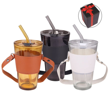 M 4482 Glass Mug + Plastic (Lid)