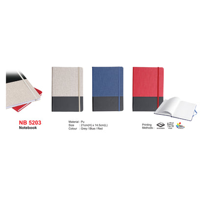 NB5203 Notebook with PU Material