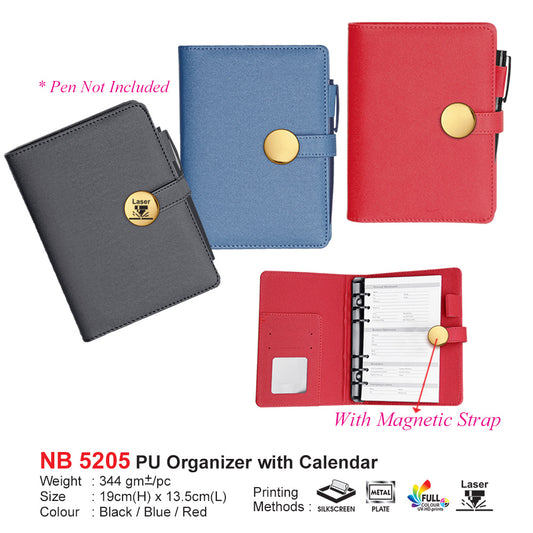 NB5205 PU Organizer with Calendar