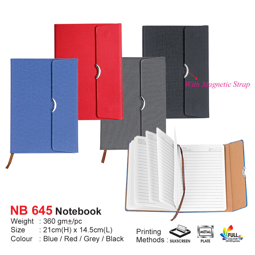 Notebook with custom printing logo for corprate event 