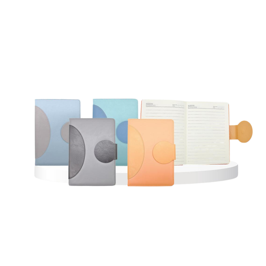 NB66 PU Leather Notebook with Magnetic Flip Closure