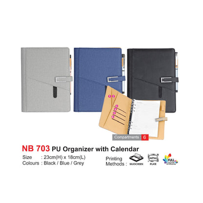 BOX 1238 Corporate Gift Set | PU Organizer | Metal pen