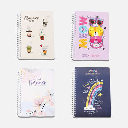 Notebook planner 2024 + Canvas Bag + Standphone