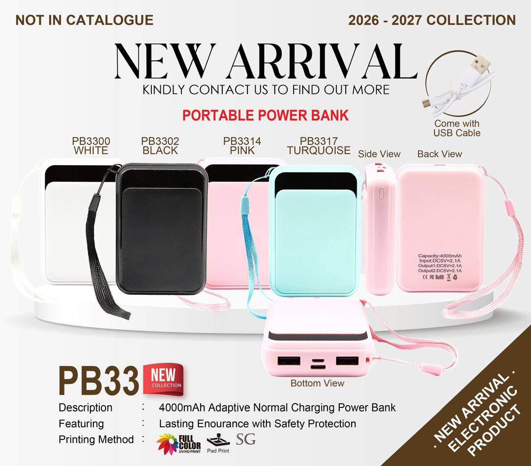 PB33 Portable Power Bank 4000mAh
