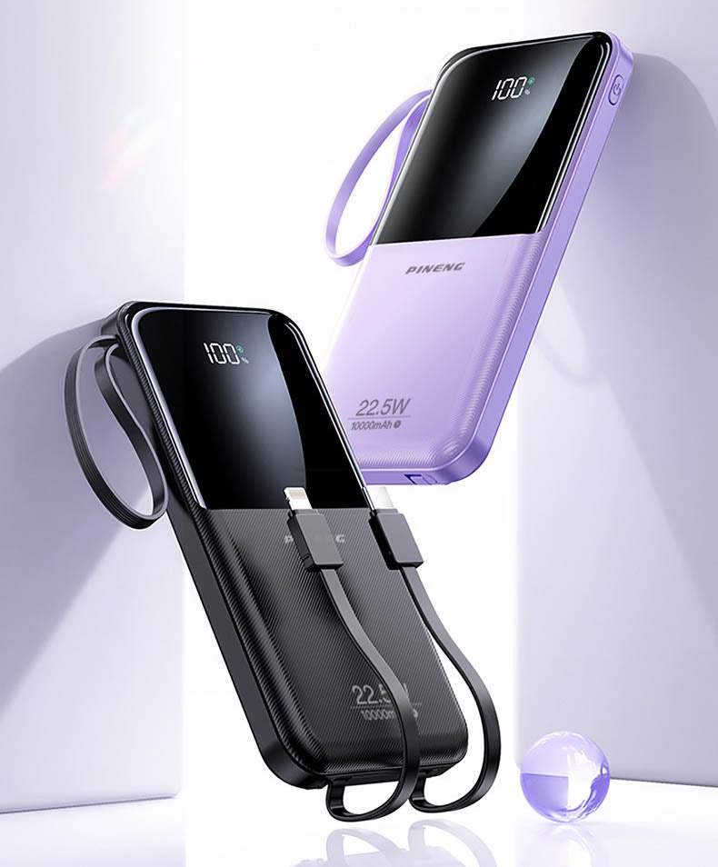 PINENG 22.5W Fast Charge Power Bank – 10000mAh (PN-797PD)