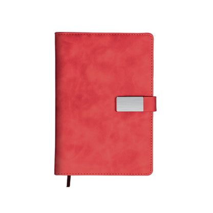 PU Organizer (NB508)
Red notebook with a silver clip on a white background for corporate custom gift 