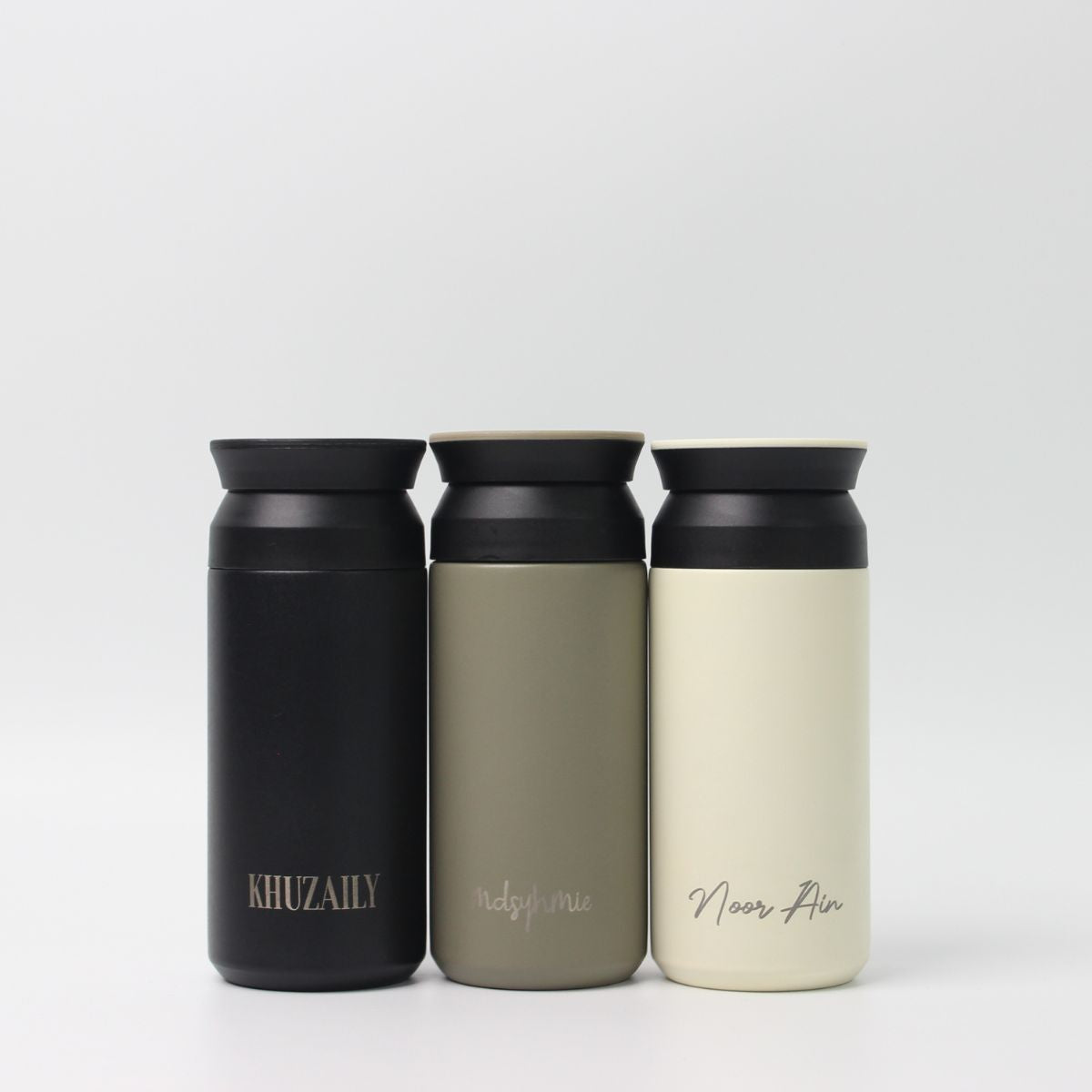 Personalised GIft Set Petite Coffee Tumbler with umbrella UV