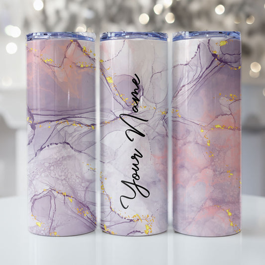 Personalised Tumbler Watercolour design RD2