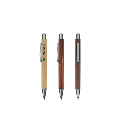 SILVERLEAF - Wood Ball Gel Pen | Plastic pen | Gift Printing Supplier