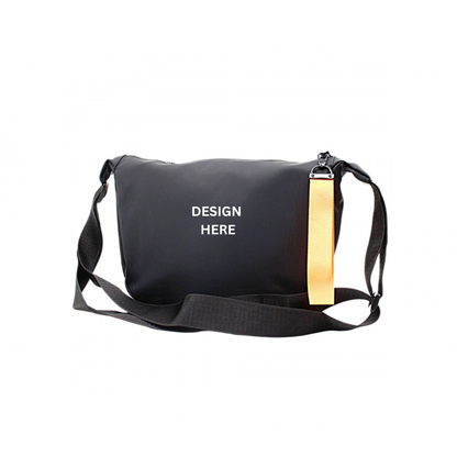 SL2 Sling Bag PU leather with custom logo printing for corporate gifts Malaysia