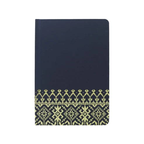 DMA-264 Songket Gold Notebook PU Leather