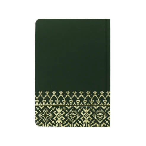 DMA-264 Songket Gold | notebook 2027 | Thread Sewn | PU leather | Corporate Gift set 