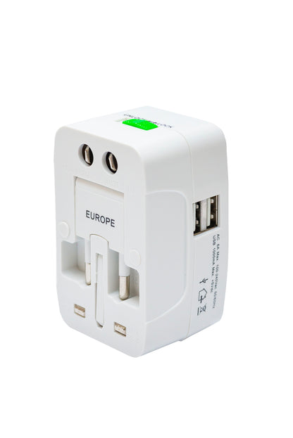 TA07 Universal Travel Adapter | Multi Travel Plug Adapter with Custom Logo Printing
