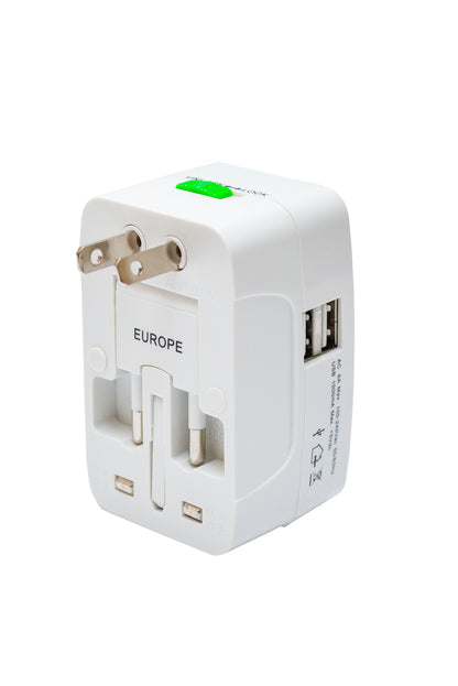 TA07 Universal Travel Adapter | Multi Travel Plug Adapter with Custom Logo Printing