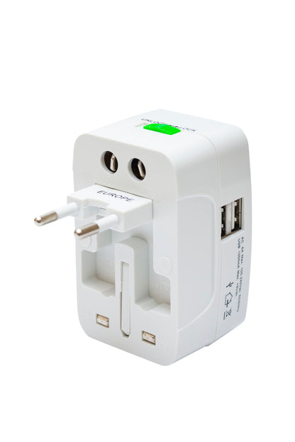 TA07 Universal Travel Adapter | Multi Travel Plug Adapter with Custom Logo Printing