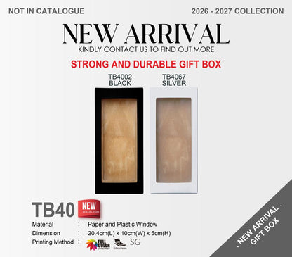 TB40 paper and plastic Window for Guest & Small Towel