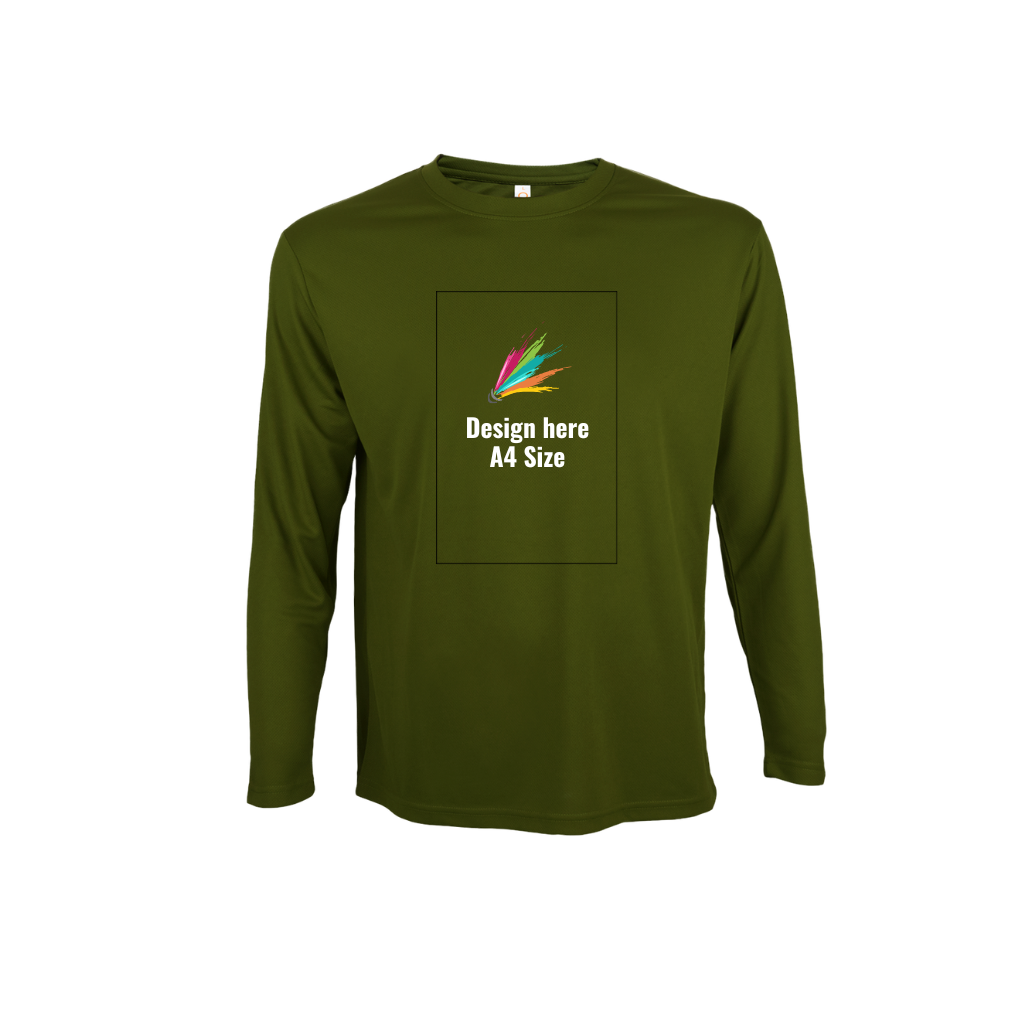 QD54 Tshirt Printing Jersey Long Sleeve