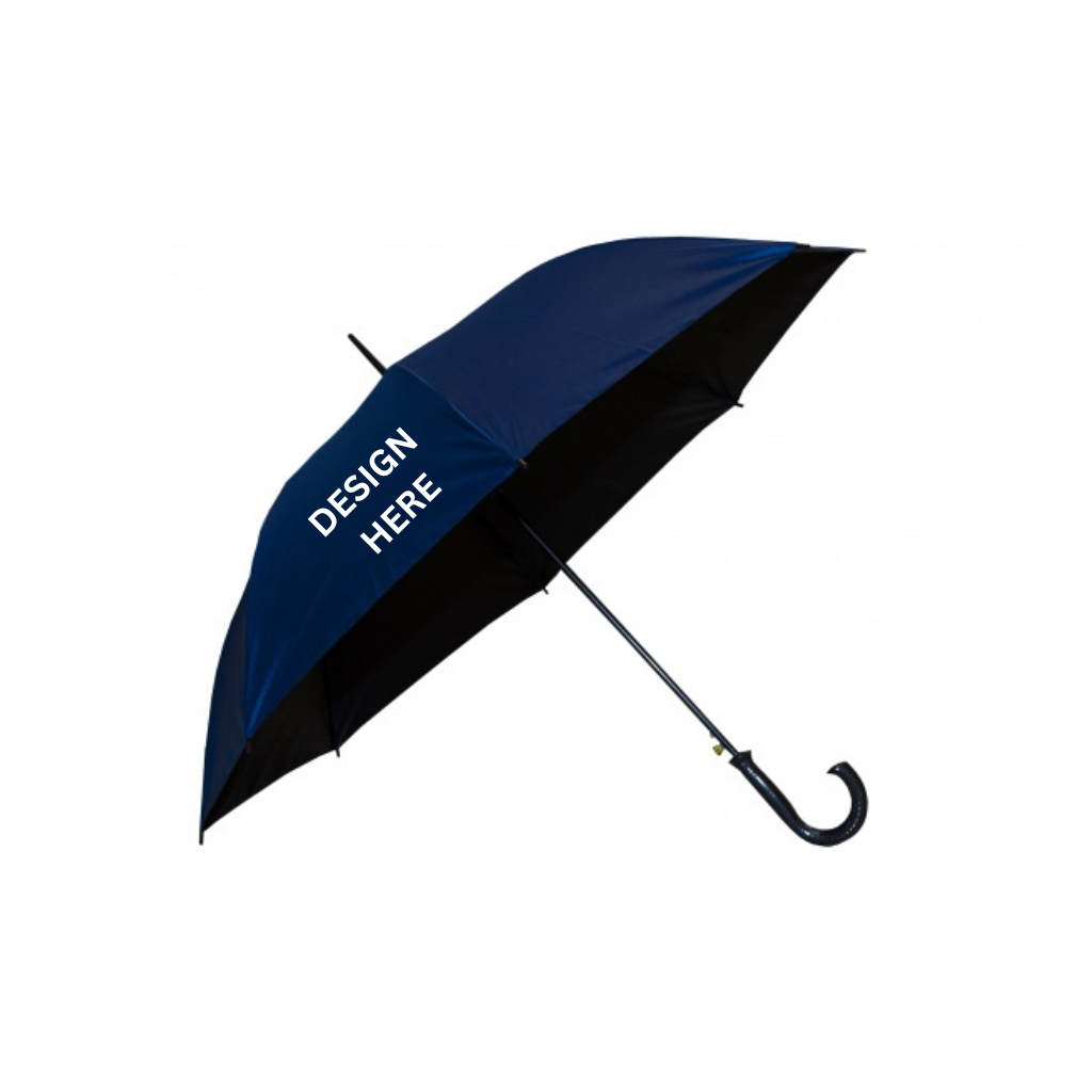 UM16 Umbrella 24 inch auto open umbrella with J handle and custom logo printing |  | Employee appreciation | Corporate Event | Corporate Gift Set | VIP Client gifts | Company anniversary gift | Premiumgift Supplier