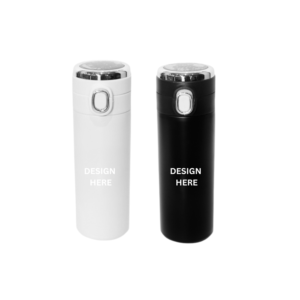 VF34 Vacuum Flask – 420ml Stainless Steel Smart LED with Custom Logo Printing
