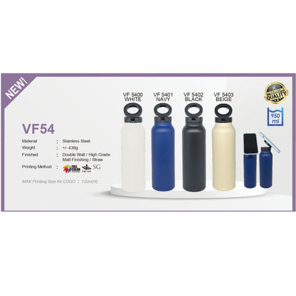 VF54 Stainless Steel Flask 950ml