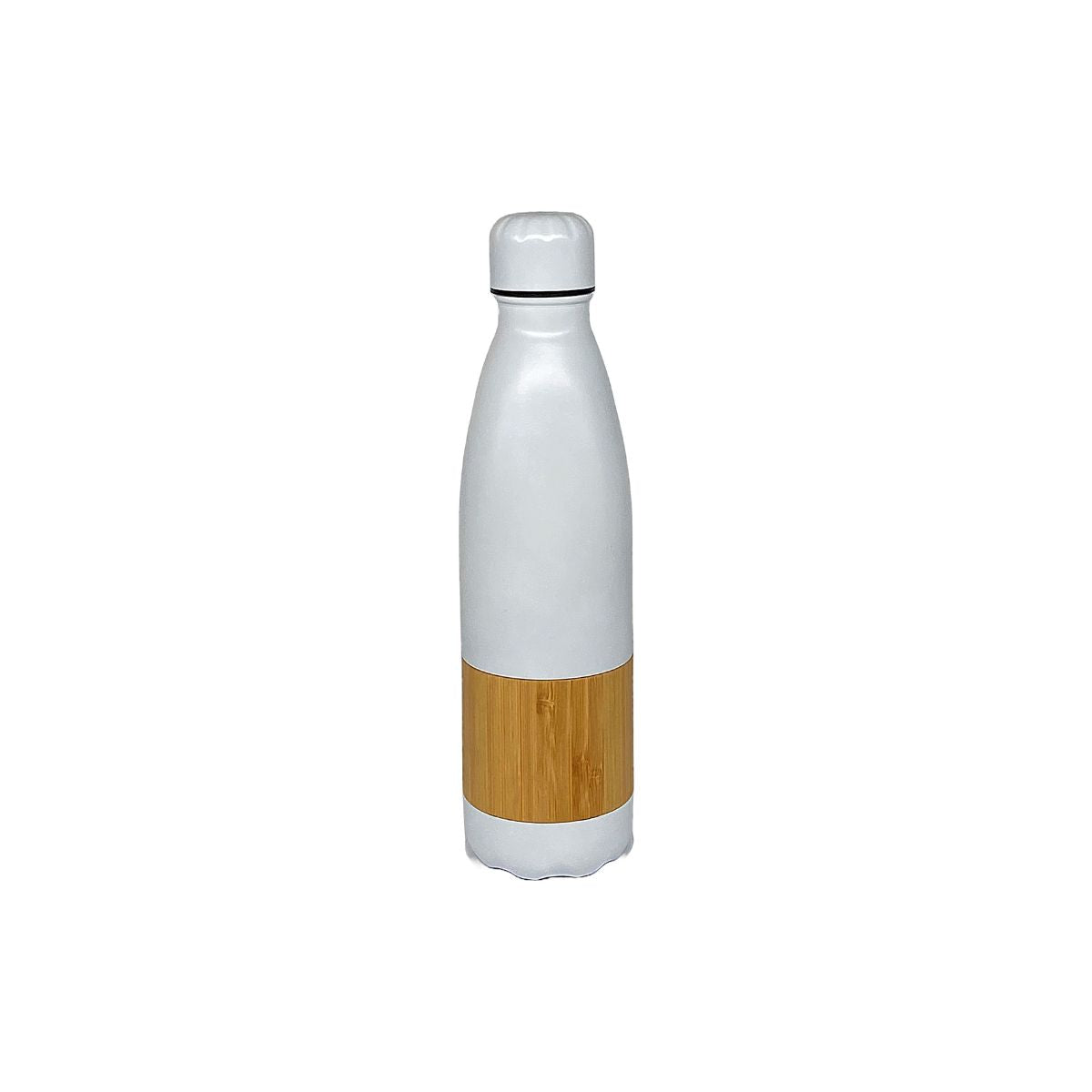 VF55 – 750ml Stainless Steel 304 Bottle (Matte, Bamboo Sleeve Look)