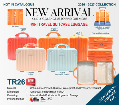 TR28 Mini Travel Suitcase Luggage Bag | Travel organiser Bag 12inch