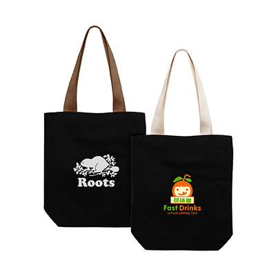 Colour Strip Black Canvas Bag V2 – 10oz