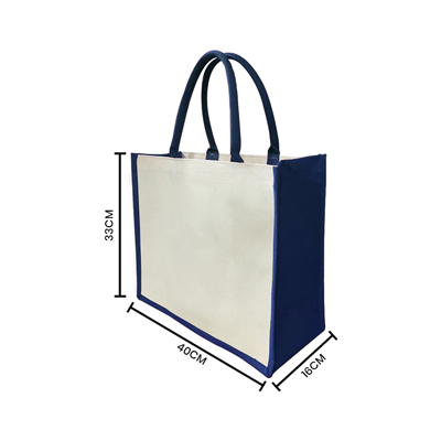 Colour Strip Laminated Canvas Bag - 10oz